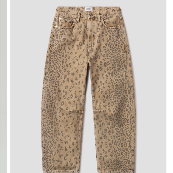 Citizens Of Humanity Tan Brown Relaxed Jeans - Picture 1 of 2